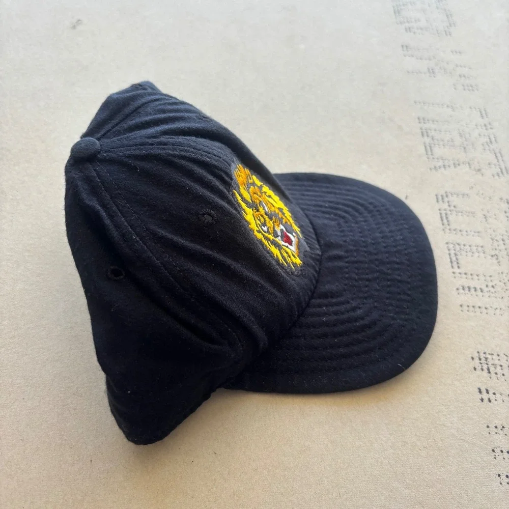 Vintage New Era Lions 33 Hat Black‎ Fitted Cap Streetwear 7 1/8